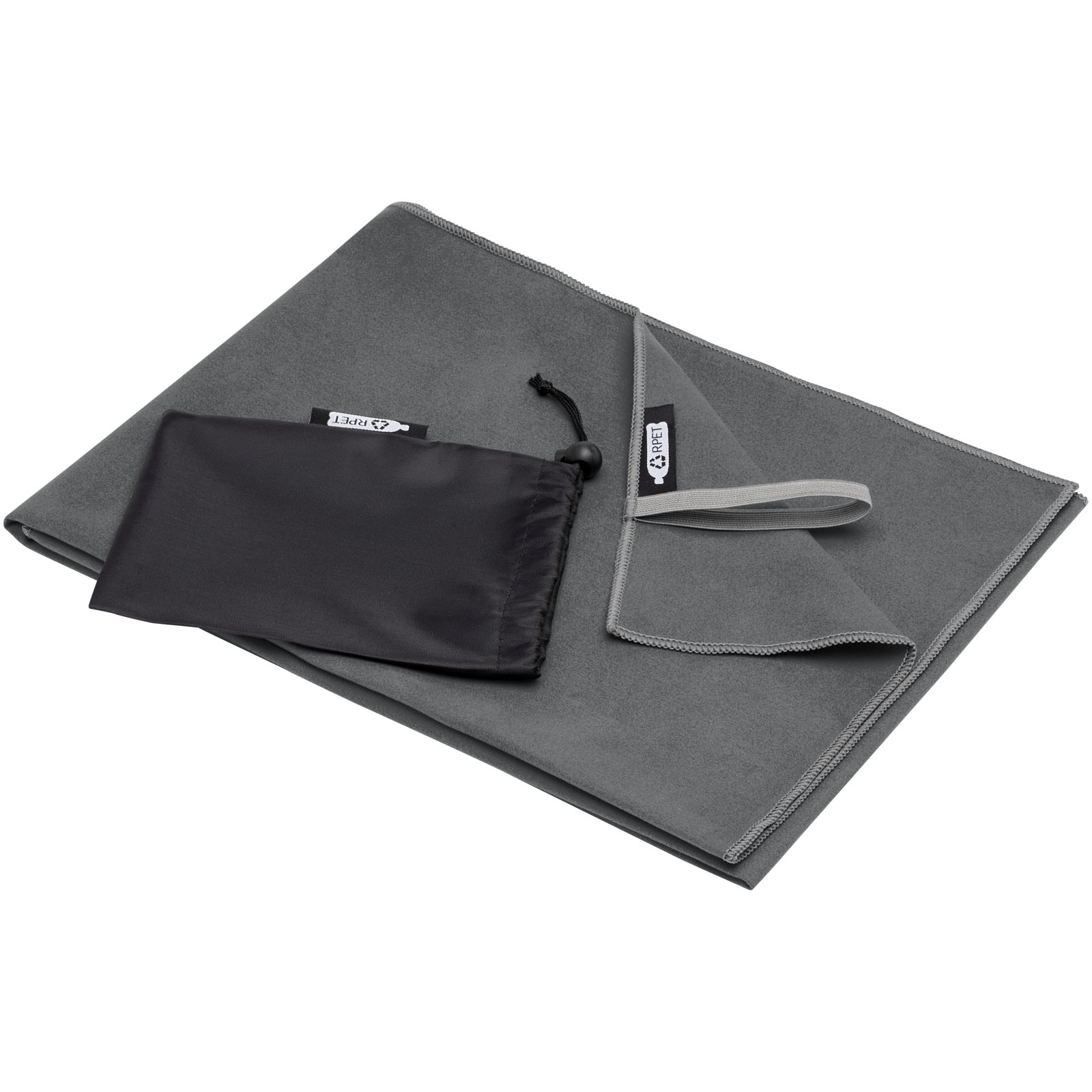 yoga mat, grau, faltbar, Tragetasche, Tasche