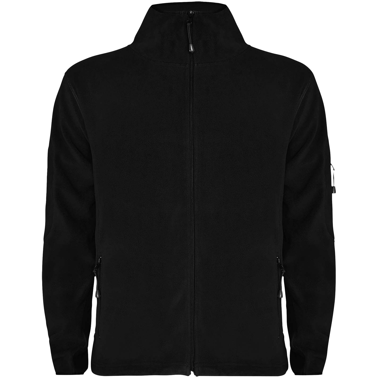 Fleecejacke, Reißverschlussjacke, Schwarz, Langarm, Kragen, jacke, fleece, reißverschluss, langarm, schwarz, Fleece jacket, Zip-up jacket, High collar, Zipper pockets, Black, Fleece, Fahrradjacke, Schwarz, Reißverschluss, Seitentaschen