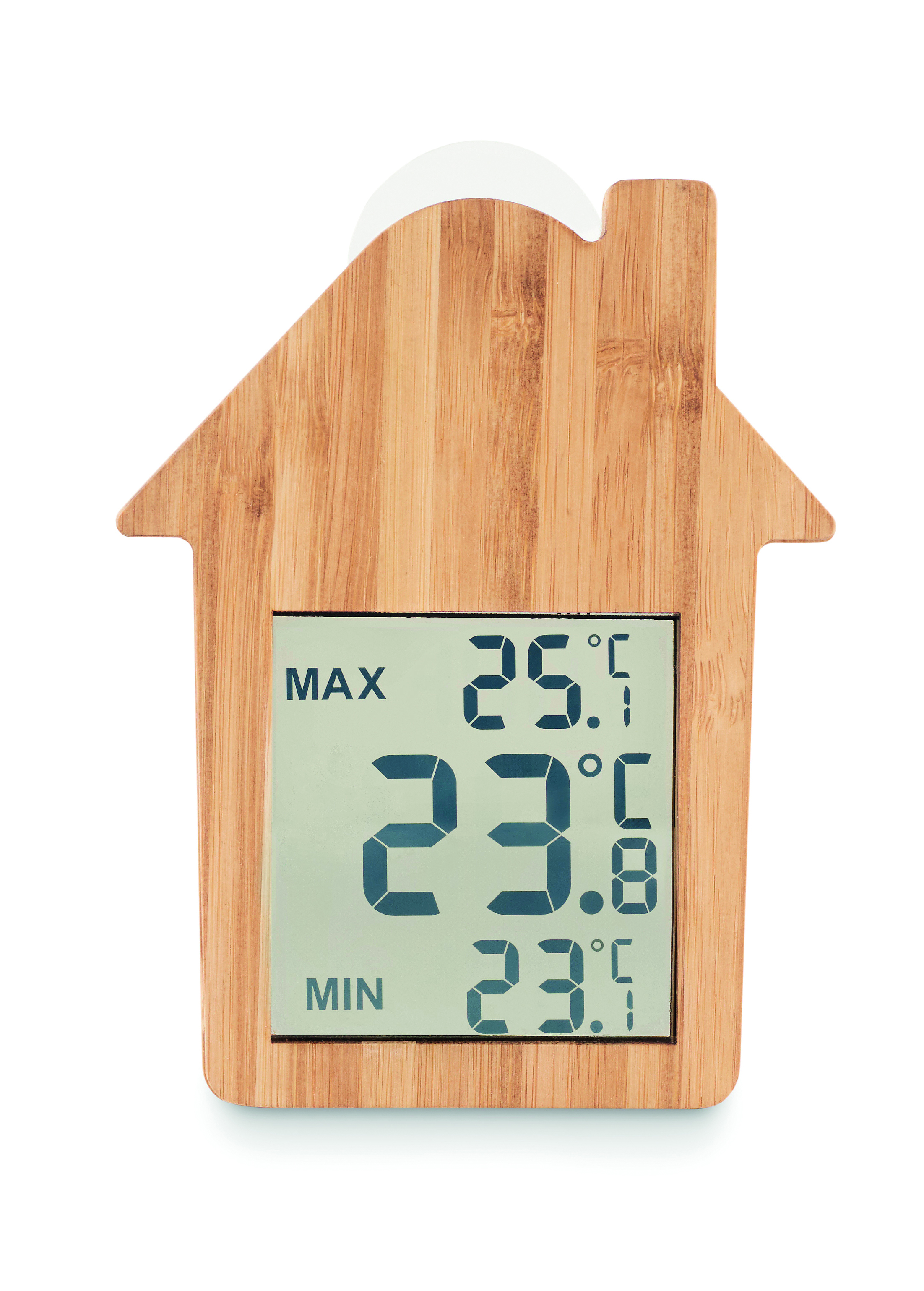wooden, Thermometer, digital, house, climate