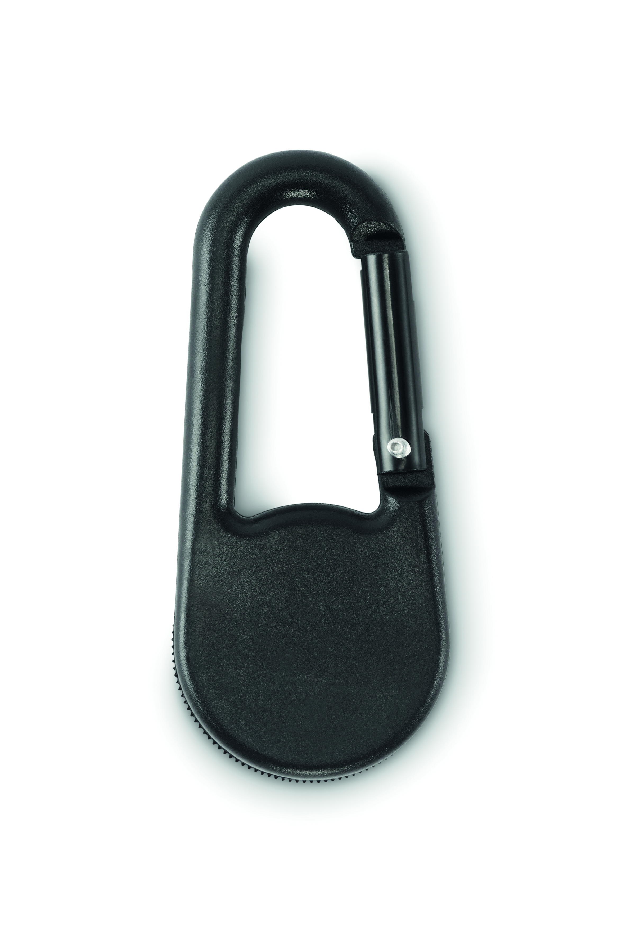 Karabiner, D-Ring, Schlüsselanhänger, Klettern, Schwarz