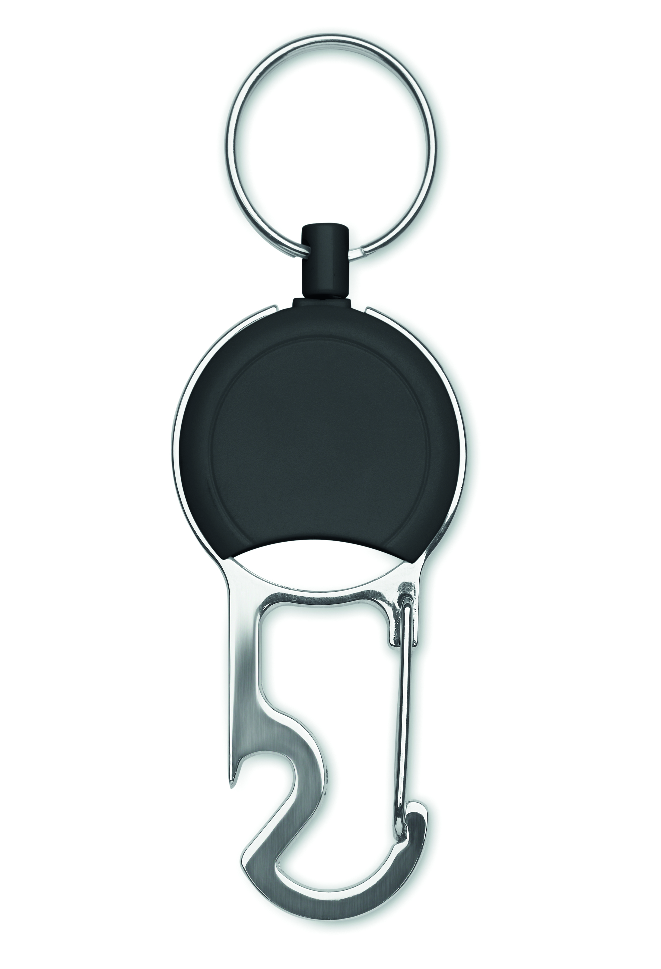 Schlüsselanhänger, Clip-Haken, Gurtclip, Rundgehäuse, Metall, Schlüsselanhänger, Kopfband-Laufwerk?, Karabiner, Rundkopf, Metallverschluss, Keychain, Retractable, Hook, Carabiner, Black, Schlüsselanhänger, Karabiner, Rund, Gummi/ Kunststoff, Cirkelring