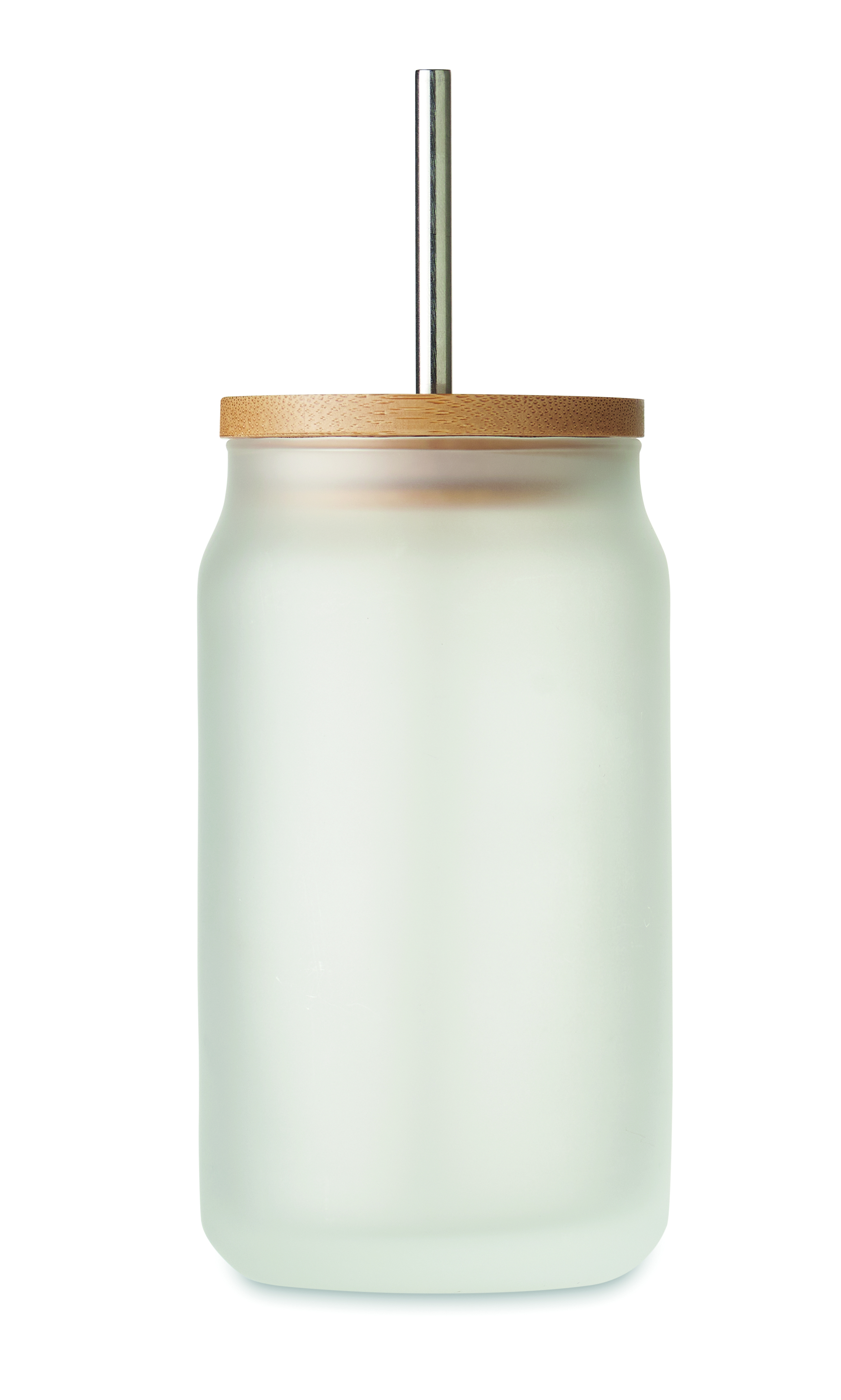 Canister, Stainless straw, Trinkbecher, Holzdeckel, Milchkännchen-Stil