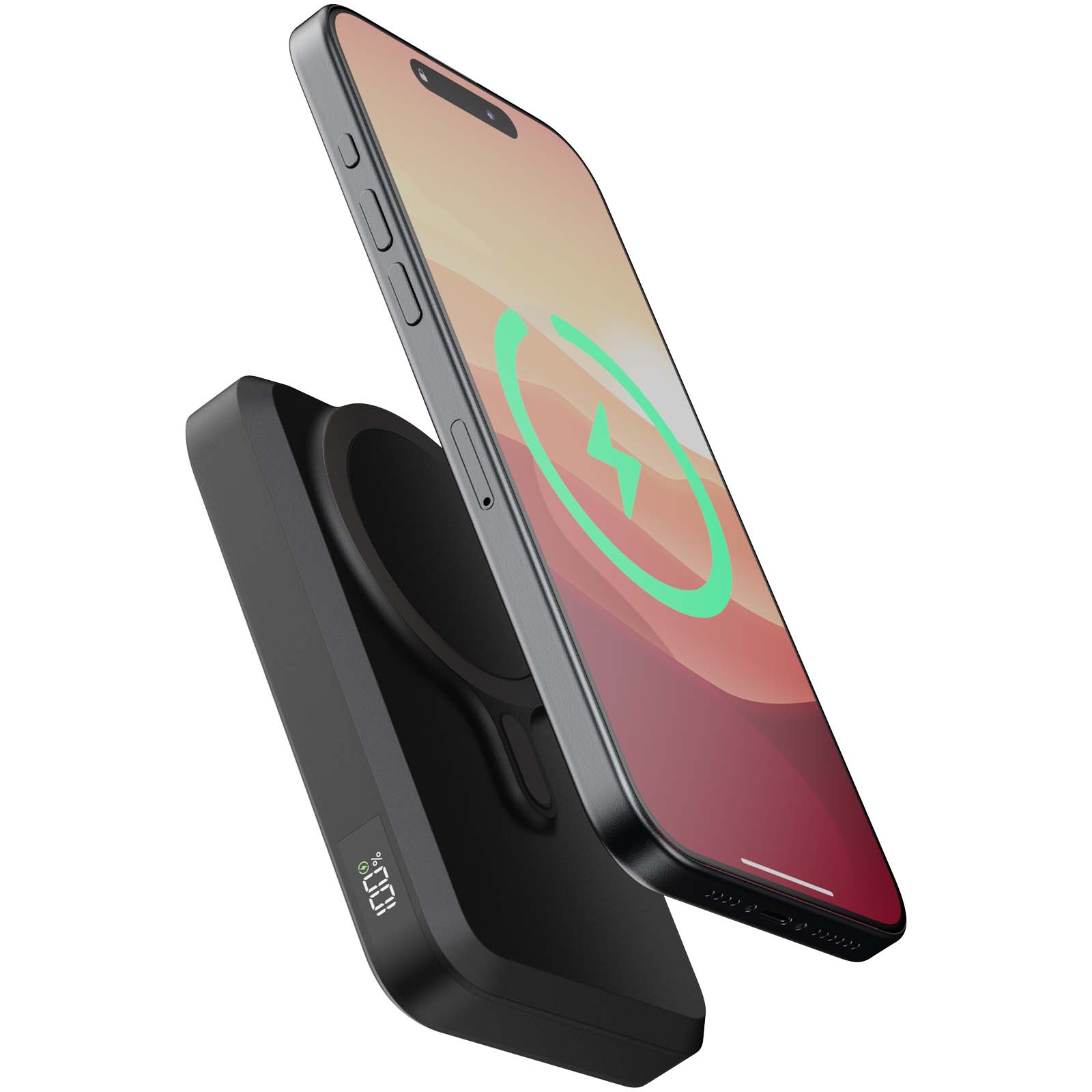 Qi-Ladegerät, Kabelloses Laden Ständer, Handyhalterung, Smartphone-Ladegerät, Docking-Station