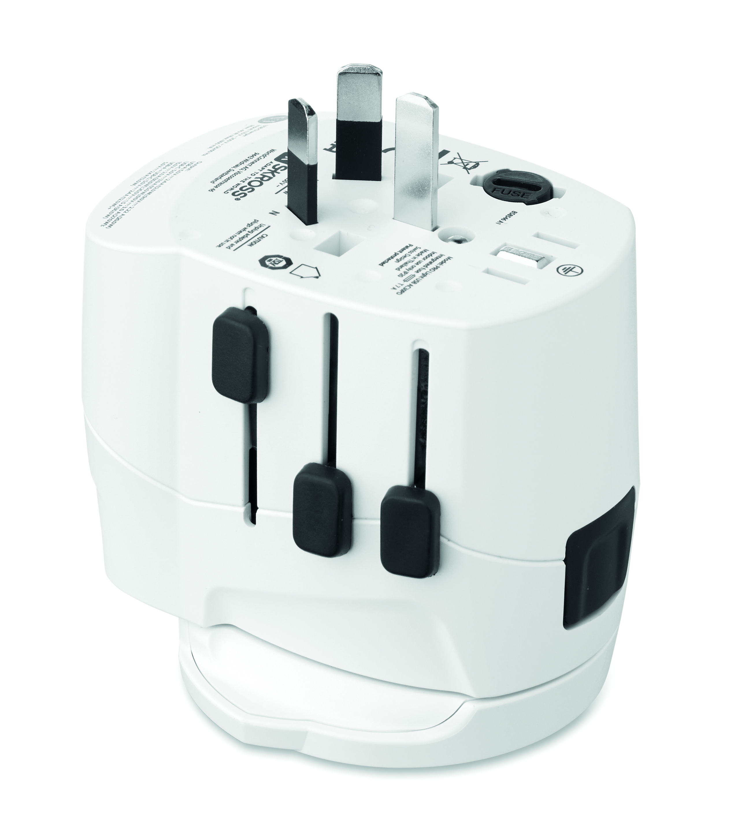 Reiseadapter, Adapter, USB-Ladegerät, Universaladapter, Eurostecker