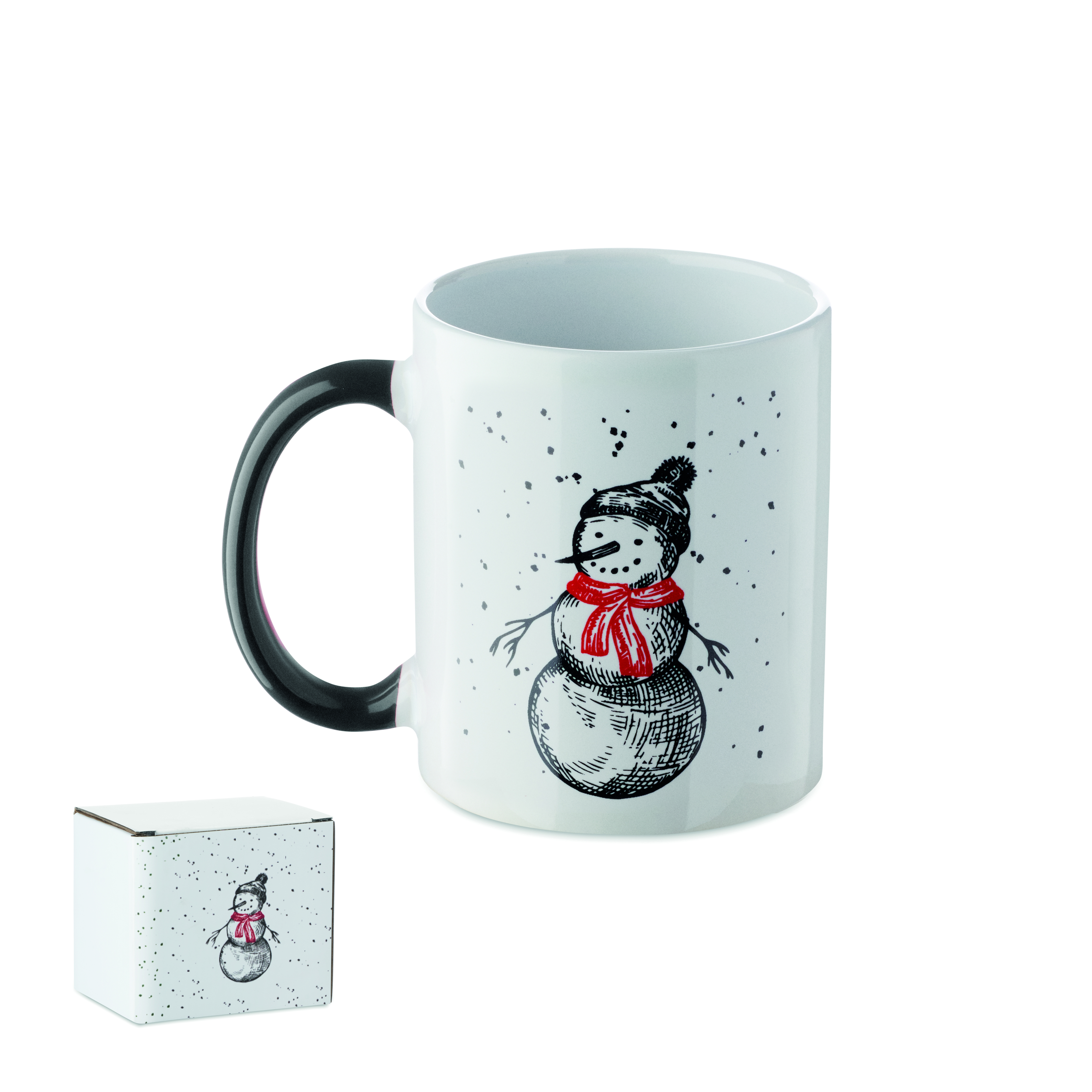 Tasse, Schneemann, Winter, Schneeflocken, Rote Schal, Schneemann, Becher, Tasse, Wintermuster, Schnee, Tasse, Weihnachtsmotiv, Schneemann, Becher, Kühler Griff, Tasse, Becher, Schneemann, Winter, Muster, Tasse, Becher, Schneemann, Winter, Rotschal