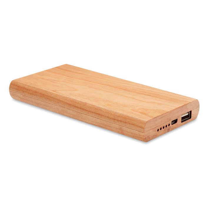 Holz Powerbank, Holz-Design, Ladegerät, Powerbank mit Holz, USB-C
