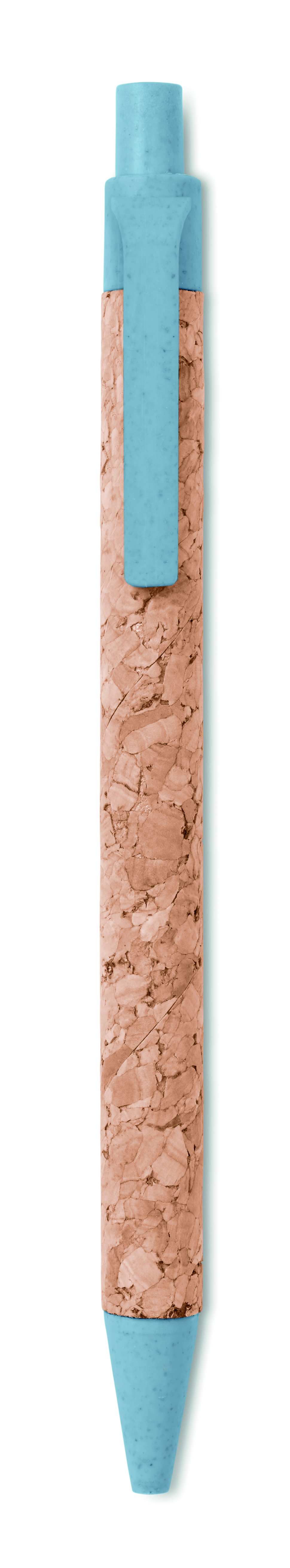 Kork, Kugelschreiber, Korkbleistift, blauer Clip, Mechanische Bleistift