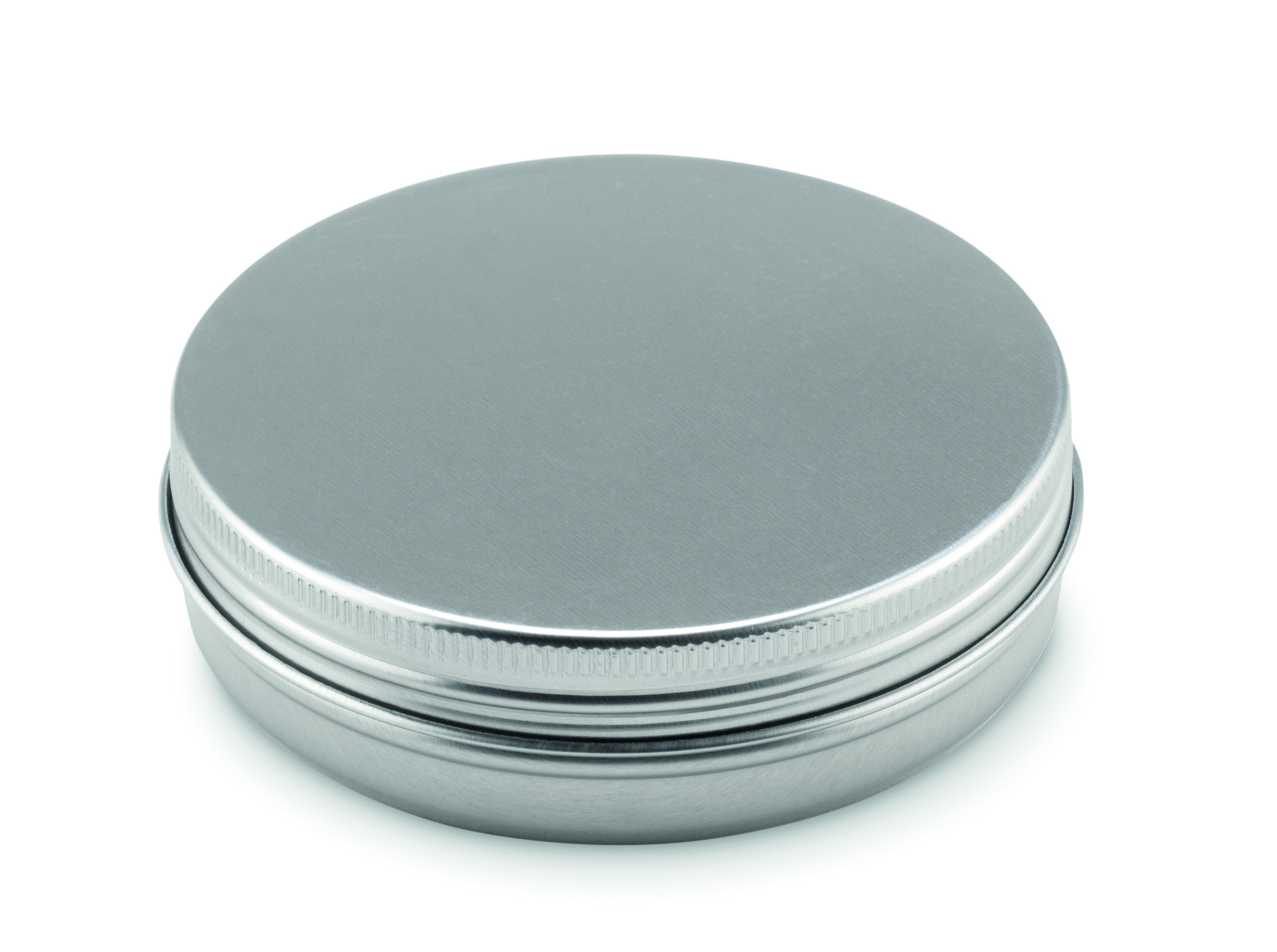 Dosendeckel, Metall, Silber, Rund, Schraubdeckel