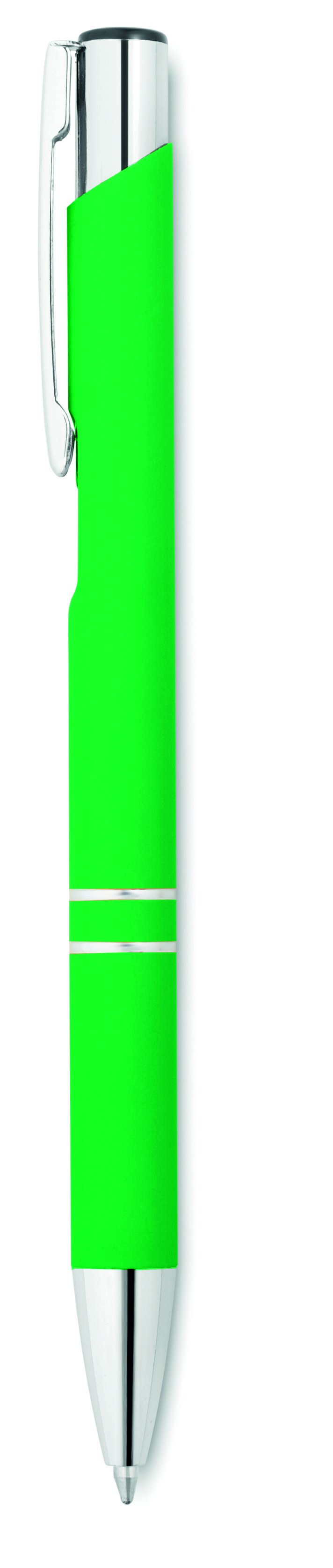 gelpen, grüner stift, ballpoint, metallclip, farbpen