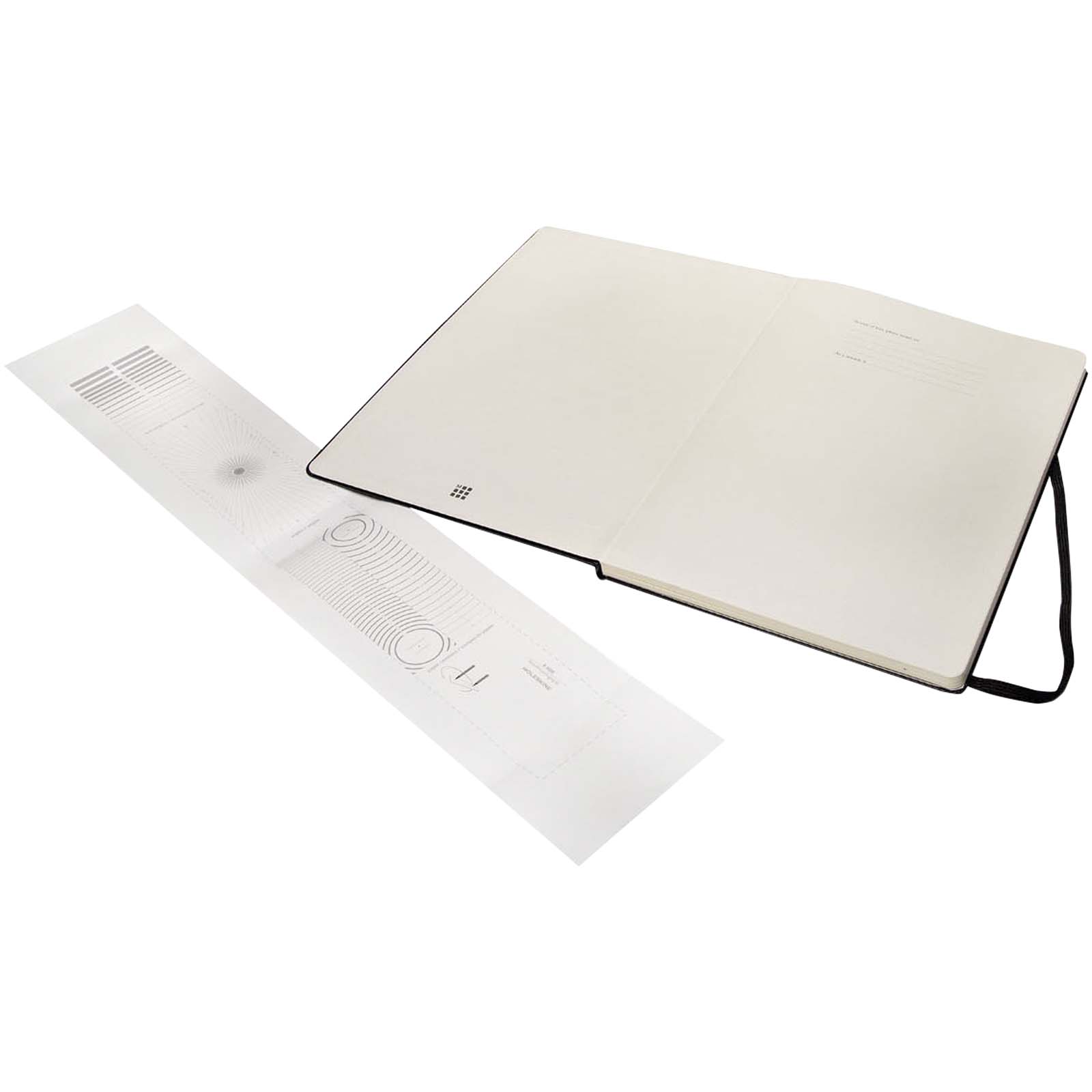 Notizbuch, offenes Notizbuch, leeres Notizbuch, Papiertasche, Skizzenbuch