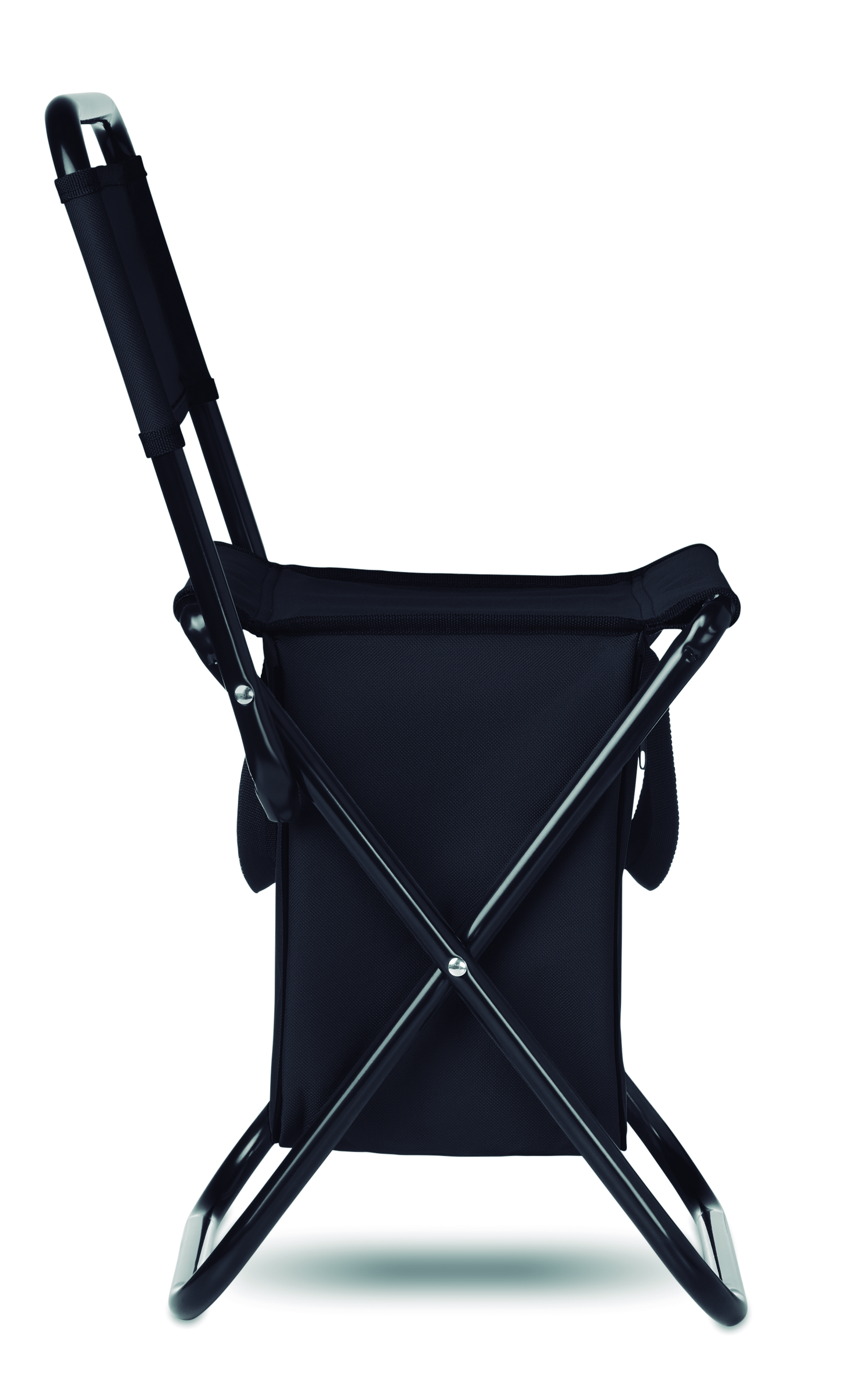 Klapptstuhl, Faltstuhl, Stuhltrage, Stuhl mit Tragetasche, schwarz