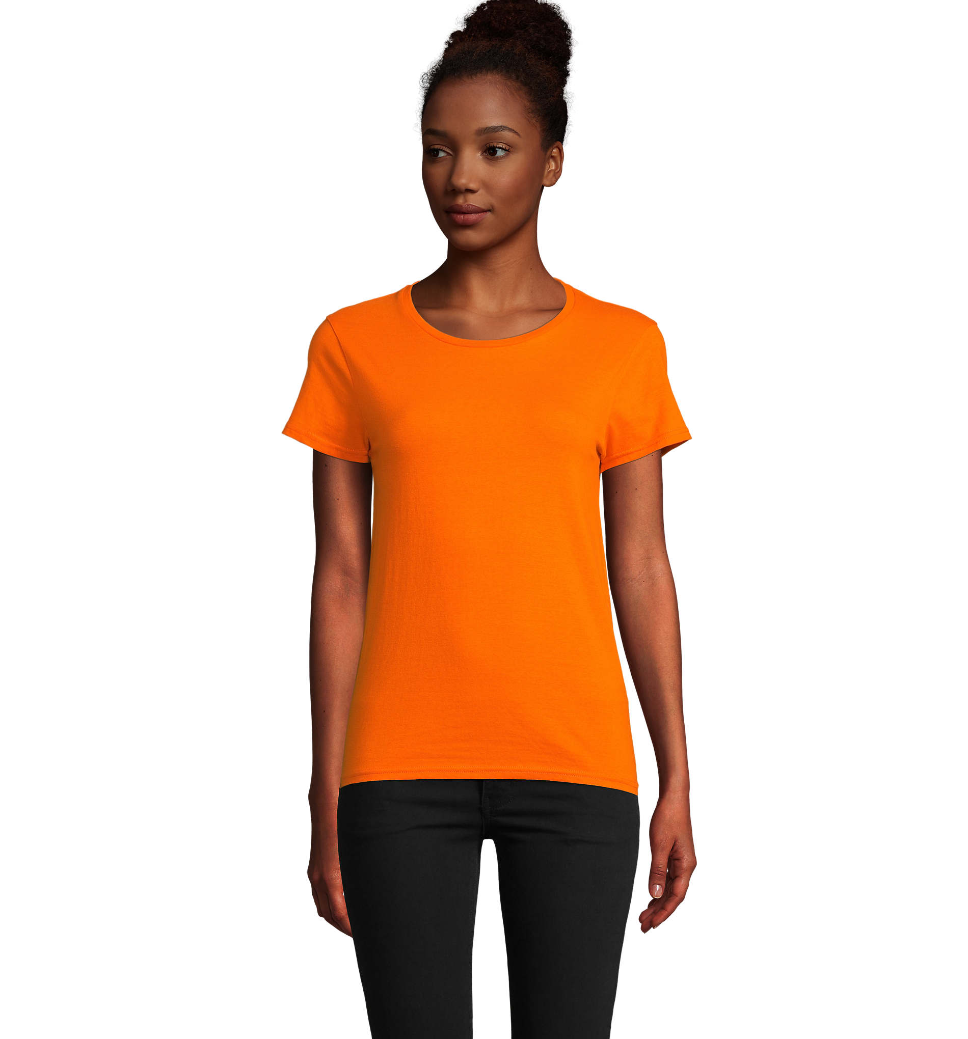 Tee, T-Shirt, Orange, Plain, Short-sleeve, Tee, T-Shirt, Orange, Unifarben, Kurzarm, T-Shirt, Orange, Short sleeves, Rundhals, Baumwollmischung, T-Shirt, Orange, Short sleeve, Plain, Cotton, T-Shirt, Orange, Kurzarmlige, Rundhalsausschnitt, Uni