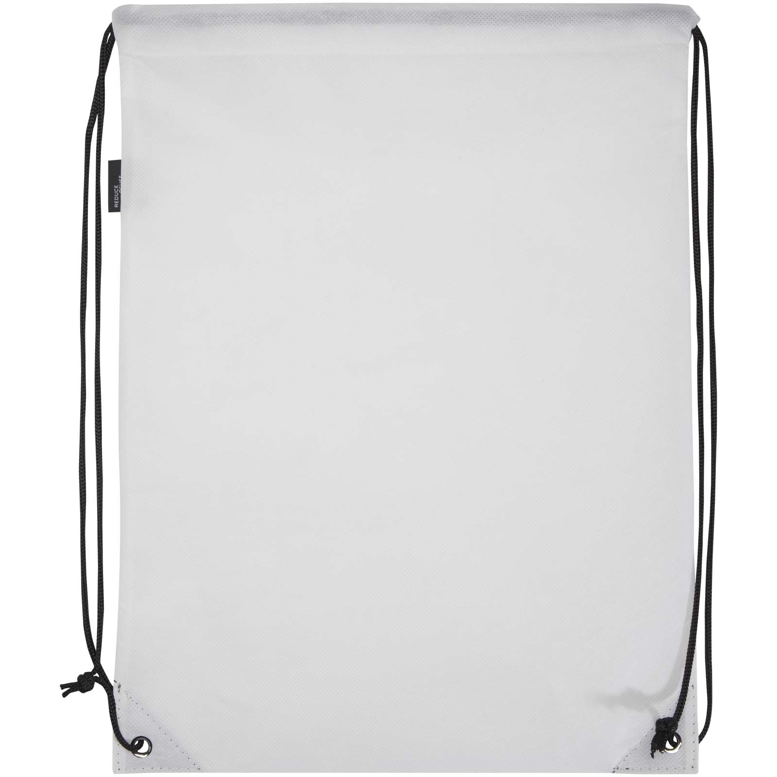 Rucksack, Drawstring bag, Weiß, Mesh-Gewebe, Ösen