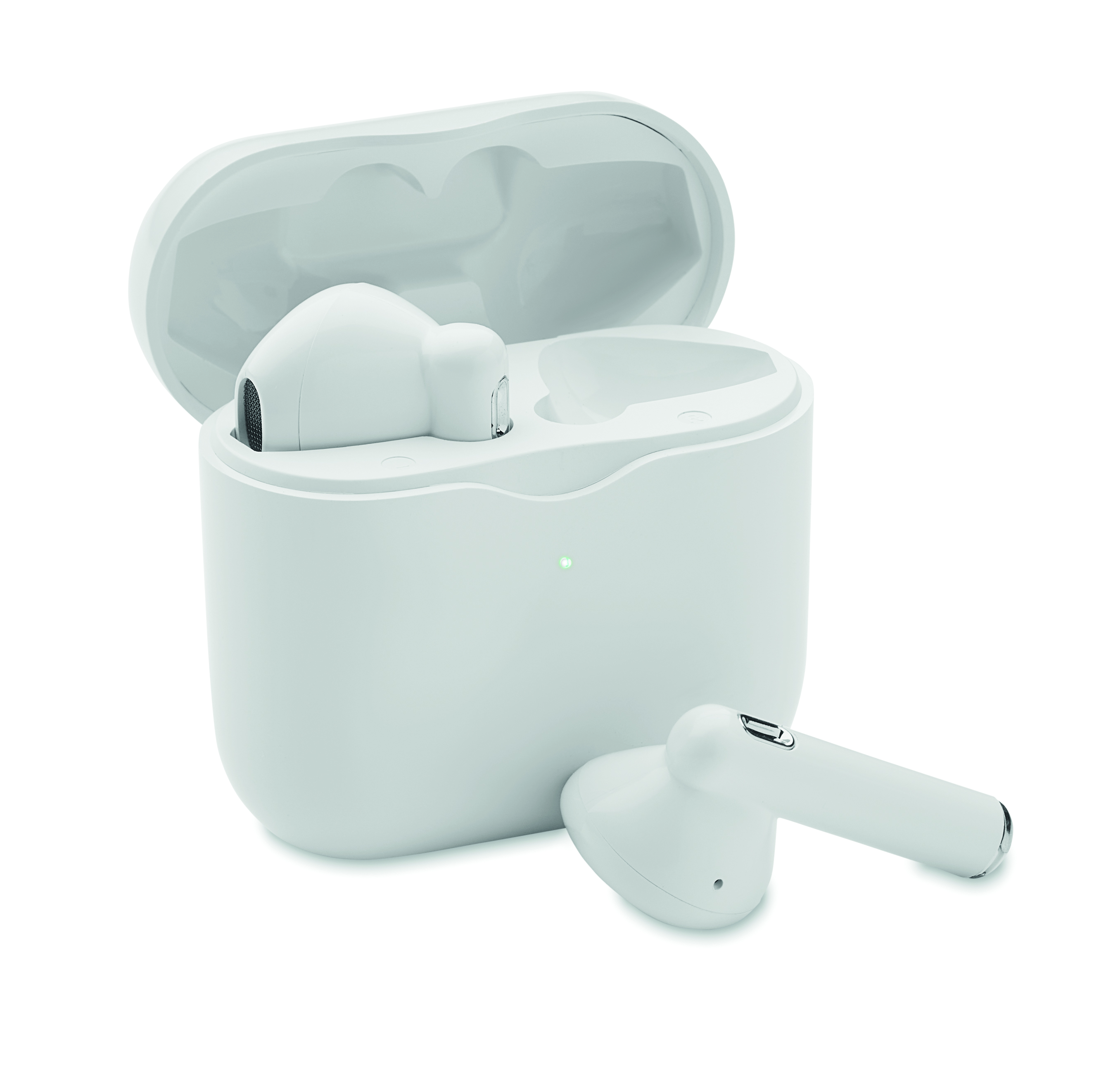 earbuds, wireless, case, white, charging, Kopfhörer, True Wireless, In-Ear, Ladekoffer, Bluetooth, Kopfhörer, Bluetooth, In-Ear, Case, Weiß