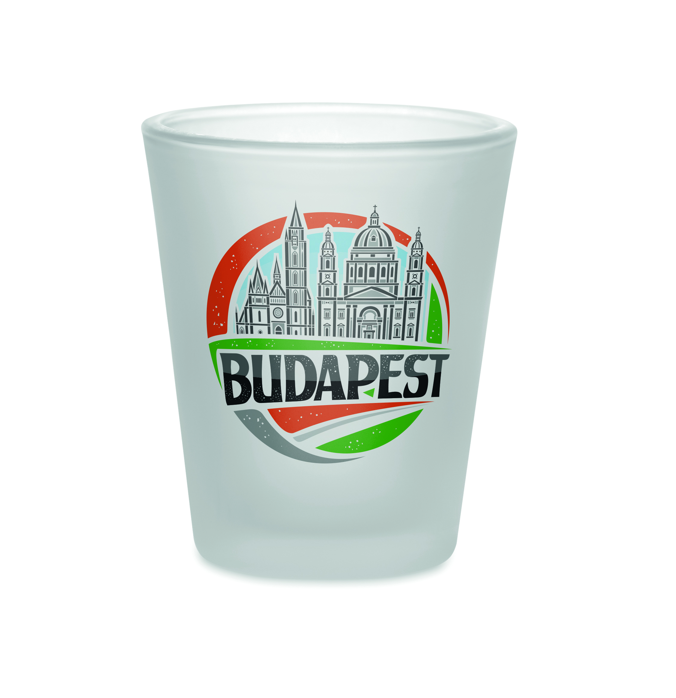 Kaffeebecher, Becher, Stadtmotiv, Budapest, Druck