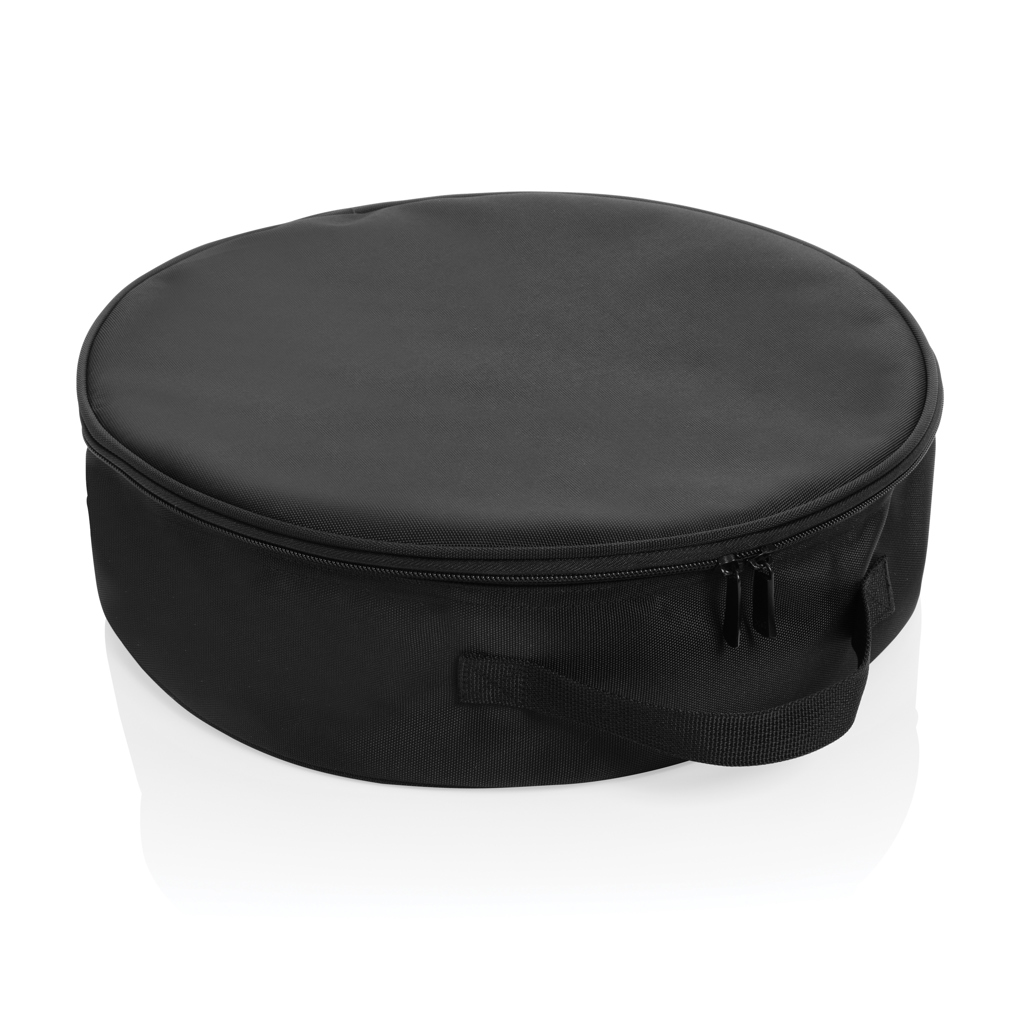 Kissen, Dekoration für Zuhause, Mobiliar, Tasche, Rund, Schwarz, Gürteltasche, Reiseutensil