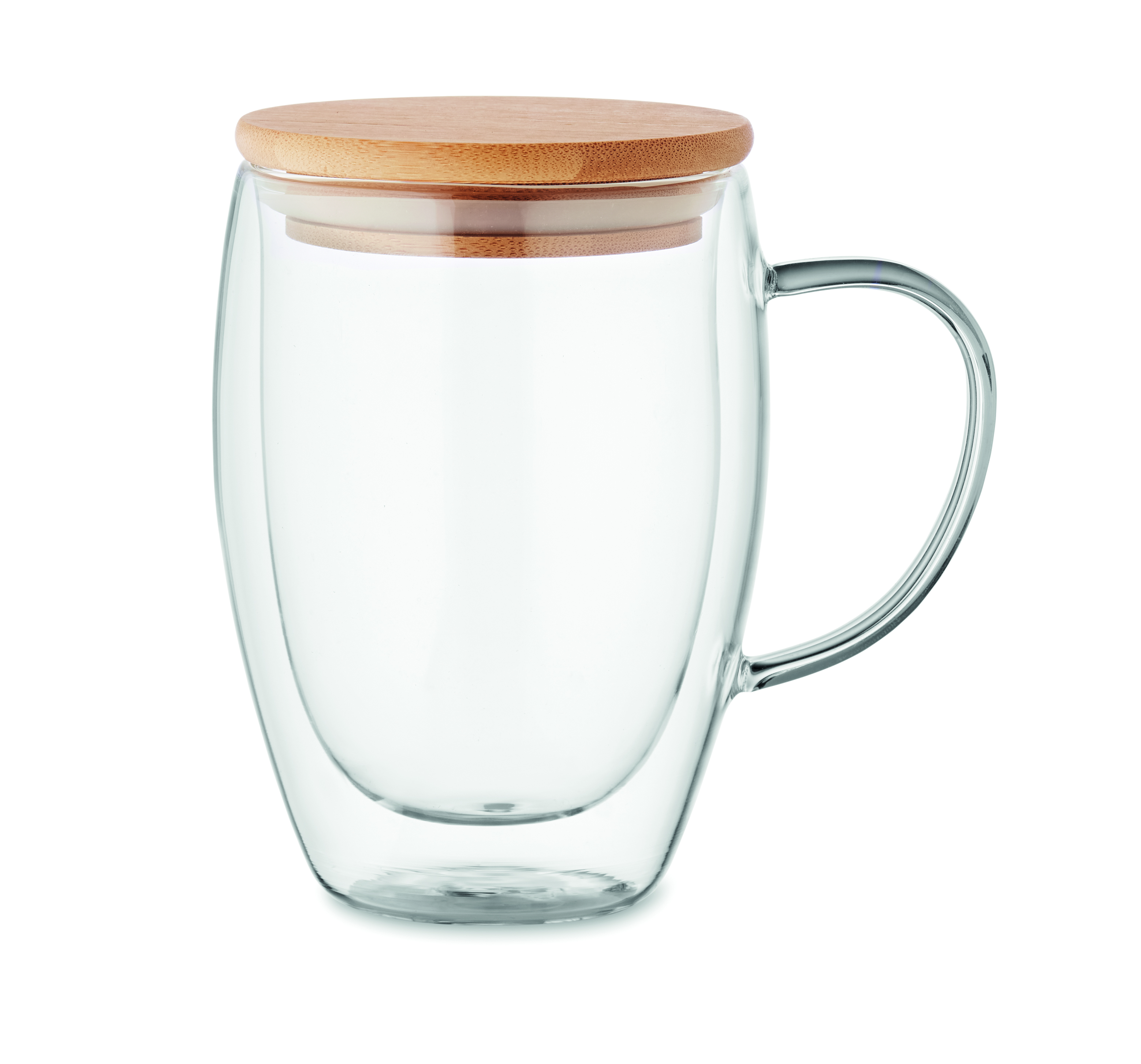 Glasbecher, Mug, Glas, Holzdeckel, Double-Wall, Glasbecher, Tasse, Holzdeckel, Mug with lid, Glasbehälter, Glas, Kaffeebecher, Teebecher, Holzdeckel, Double-Wall, glasbecher, glas, mug, tasse, holzdeckel