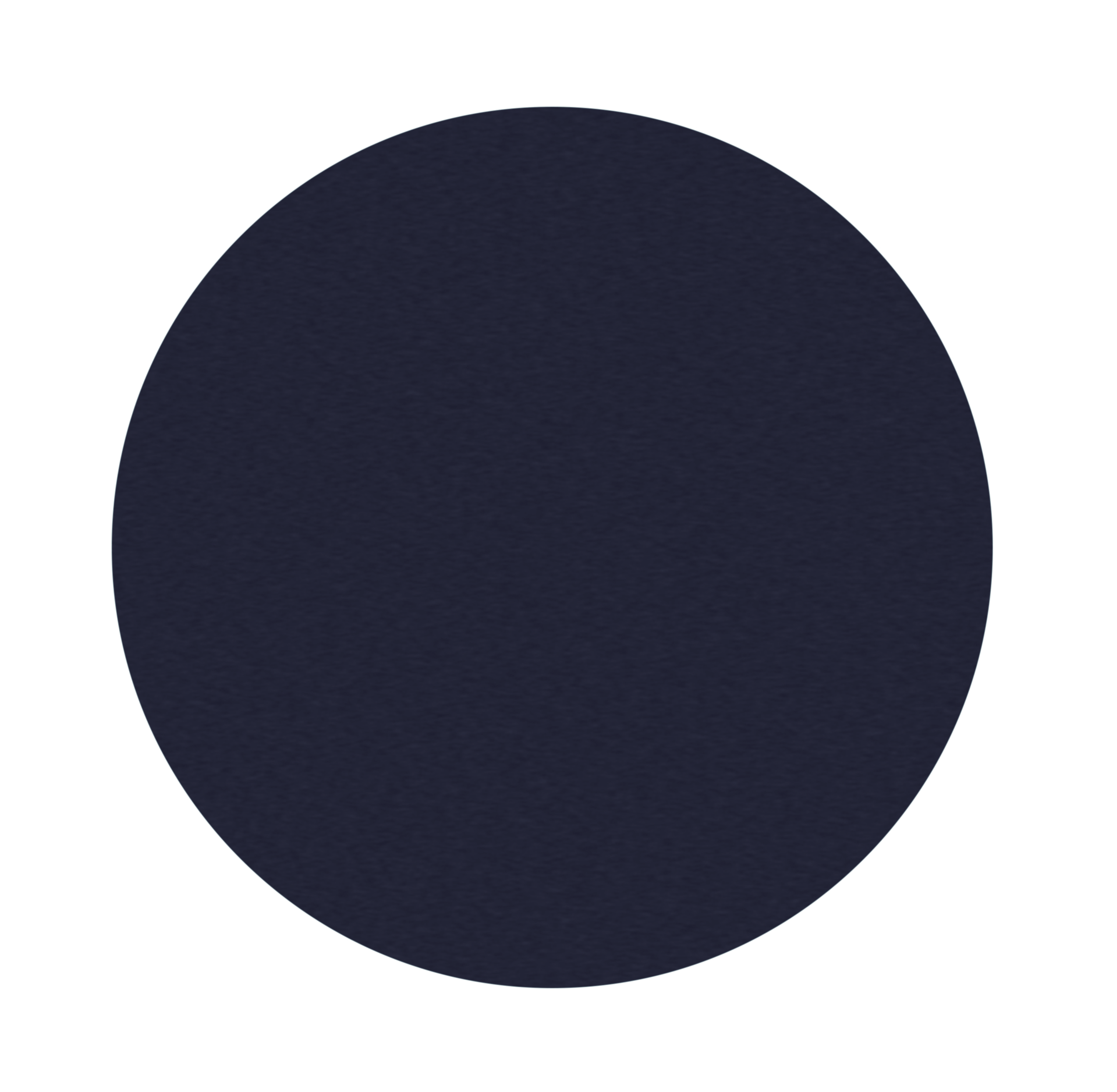kreisförmig, marineblau, dunkelblau, einfarbig, baumwolltextur