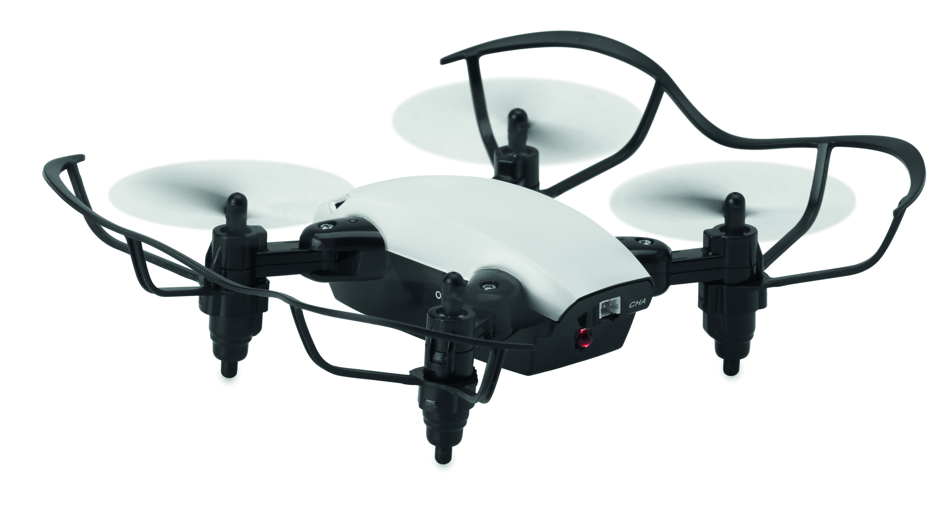 Quadrocopter, Drohne, Propeller, Weiß, Kamera, LED-Licht