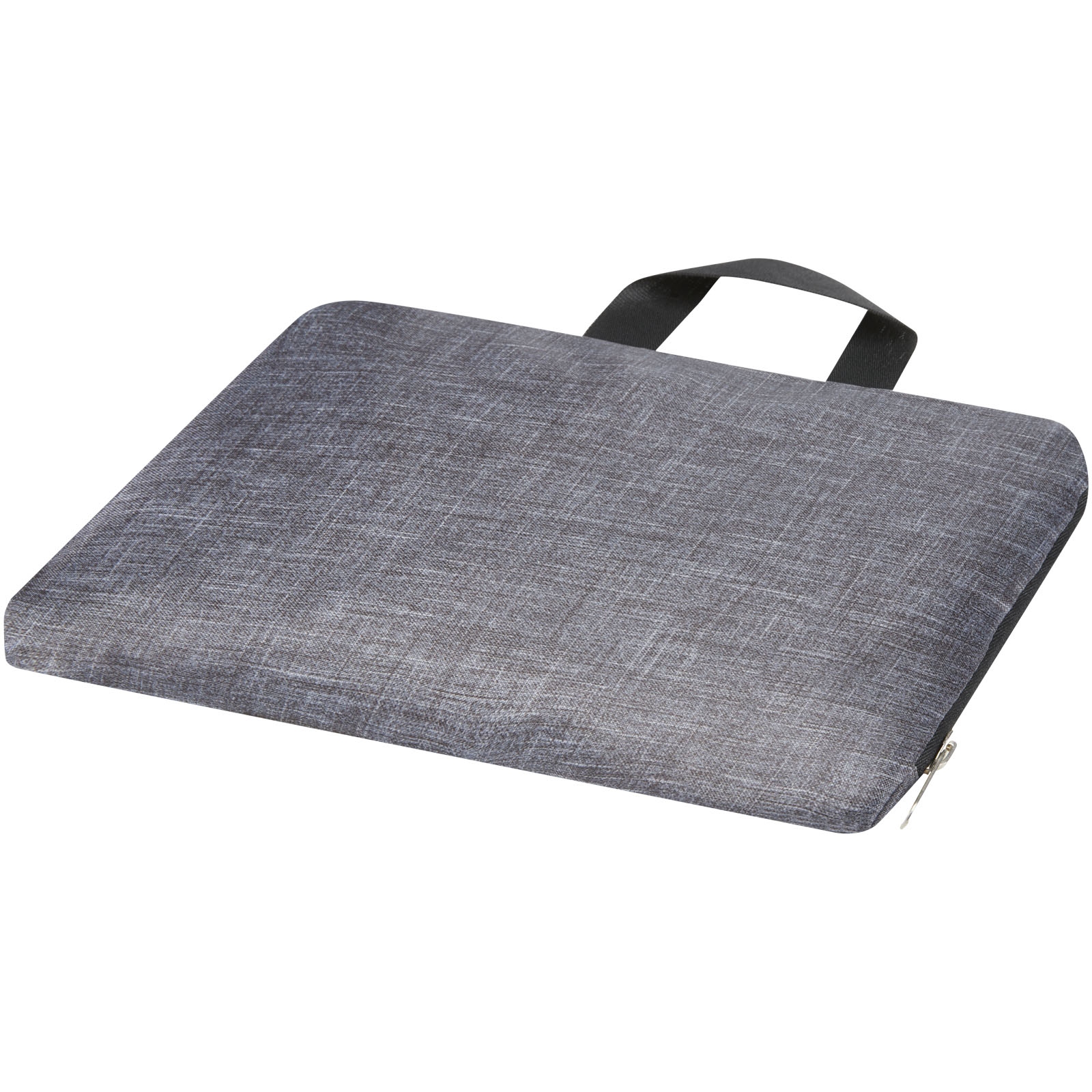 Laptop-Hülle, Faltbar, Grau, Gewebe, Reißverschluss